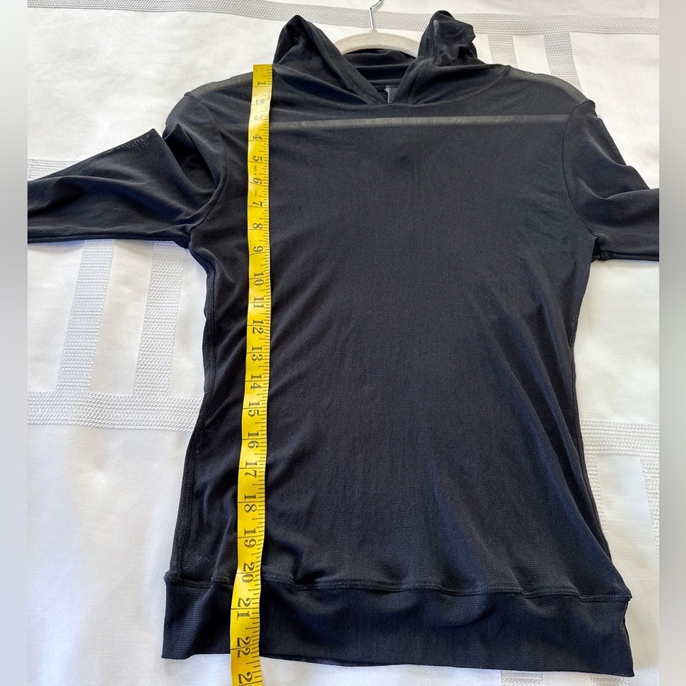Skims black sheer long sleeve hoodie - never worn - Picture 7 of 7